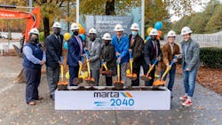 The groundbreaking kicks off MARTA&apos;s larger rail station rehabilitation program.