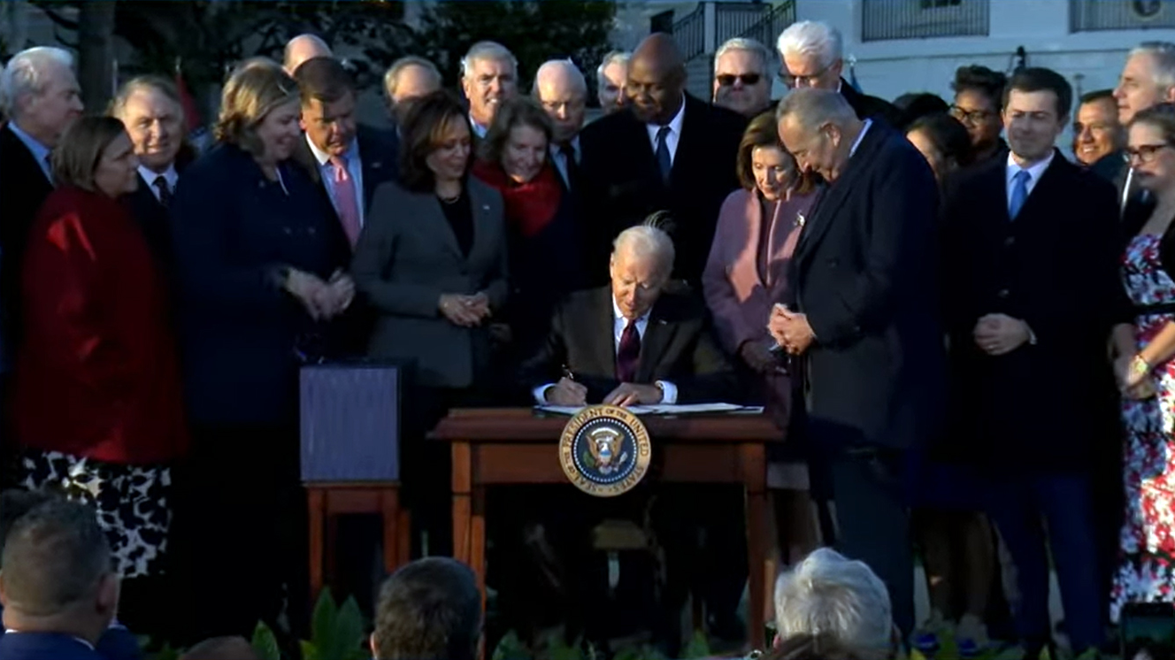 Done Deal: President Biden Signs $1.2 Trillion Bipartisan ...