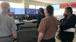 Bus operators see the inner-workings of the dispatch center.
