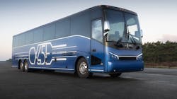 A product shot of a Van Hool electric motorcoach. The same model of vehicle will be used on LYNX's new zero-emission pilot project FASTLINK ZERO, which launched Nov. 8. A product shot of a Van Hool electric motorcoach. The same model of vehicle will be used on LYNX's new zero-emission pilot project FASTLINK ZERO, which launched Nov. 8.