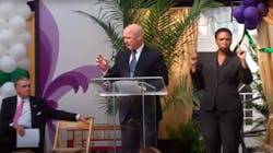 Then-Mayor of New Orleans Mitch Landrieu speaks at the 2013 opening of the Loyola Streetcar Line. Landrieu will serve as the Biden Administration's infrastructure coordinator for the Bipartisan Infrastructure Deal. Then-Mayor of New Orleans Mitch Landrieu speaks at the 2013 opening of the Loyola Streetcar Line. Landrieu will serve as the Biden Administration's infrastructure coordinator for the Bipartisan Infrastructure Deal.