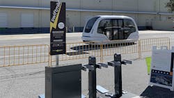 Stantec showcased its autonomous technology with partners during a Nov. 7 event; the firm will also offer tours during APTA EXPO. Stantec showcased its autonomous technology with partners during a Nov. 7 event; the firm will also offer tours during APTA EXPO.