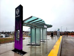 Prototype of the custom-designed City Line station installed at Moran Station for testing &amp; training.