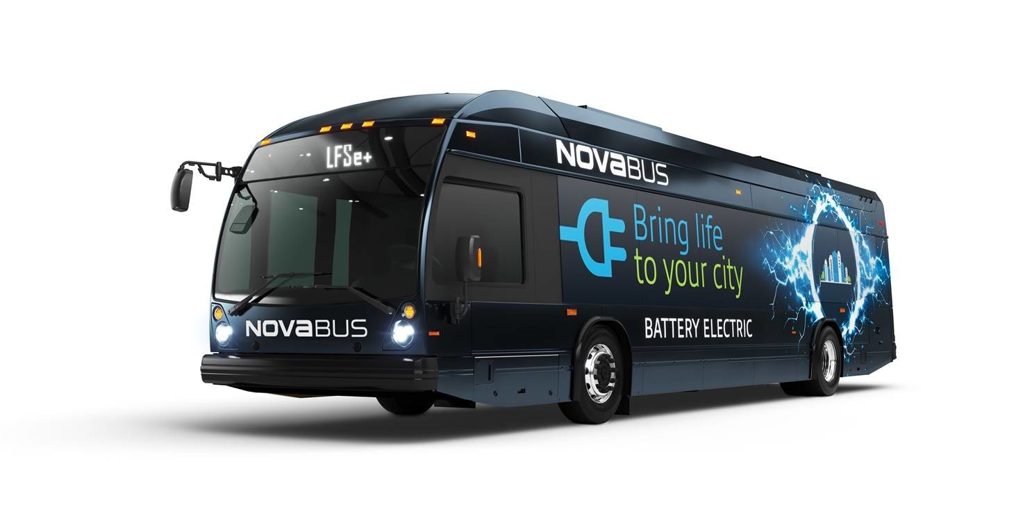 The Nova Bus received an order of 24 LFSe+ buses from four Quebec transit agencies.