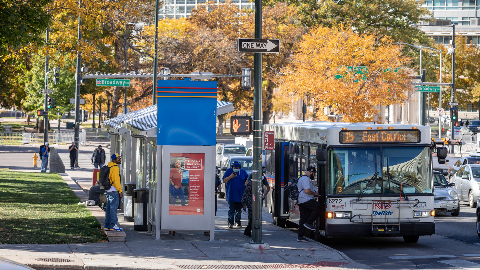 The project included investments along a nine-mile stretch of Colfax Avenue between Broadway in Denver to I-225 in Aurora.