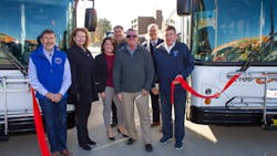 Left to right: House Rep. Jim Hawkins, House Rep. Carol Doherty, GATRA Deputy Administrator Amanda Barlow, TMLP Commissioner Peter Corr, GATRA Administrator Mark A. Sousa, Gillig Northeast Sales Rep. Jerry Sheehan and Massachusetts State Senator Marc Pacheco. Left to right: House Rep. Jim Hawkins, House Rep. Carol Doherty, GATRA Deputy Administrator Amanda Barlow, TMLP Commissioner Peter Corr, GATRA Administrator Mark A. Sousa, Gillig Northeast Sales Rep. Jerry Sheehan and Massachusetts State Senator Marc Pacheco.