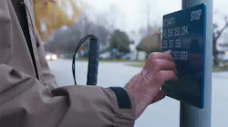 Braille signage and tactile walking surface indicators began to be installed at TransLink bus stops on Dec. 16 and the project is expected to be complete by the end of 2022.