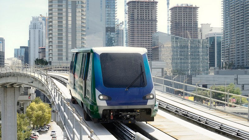 Miami's Metromover, a free APM, will undergo a four-year rehabilitation project.