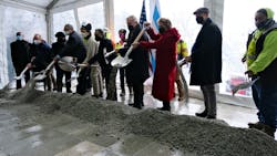City, state and transit dignitaries joined to celebrate the completion of the Red-Purple Bypass project and the start of the North Belmont Red-Purple Reconstruction project, part of CTA's RPM Phase One. City, state and transit dignitaries joined to celebrate the completion of the Red-Purple Bypass project and the start of the North Belmont Red-Purple Reconstruction project, part of CTA's RPM Phase One.