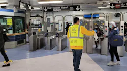 MTA was among four agencies to receive American Rescue Plan funds to support its operations and staff levels during the pandemic. MTA has regularly held mask distribution events on its system utilizing its Mask Force.