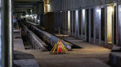 View of the Second Avenue Subway Phase 2 tunnel in East Harlem between 110 St and 120 St.