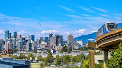 A good visual of why the system is called SkyTrain. A good visual of why the system is called SkyTrain.