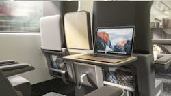 A rendering of the interior of one of VIA Rail's new Québec City-Windsor corridor fleet. A rendering of the interior of one of VIA Rail's new Québec City-Windsor corridor fleet.