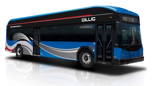 The companies will develop and test safety features for GILLIG transit buses.