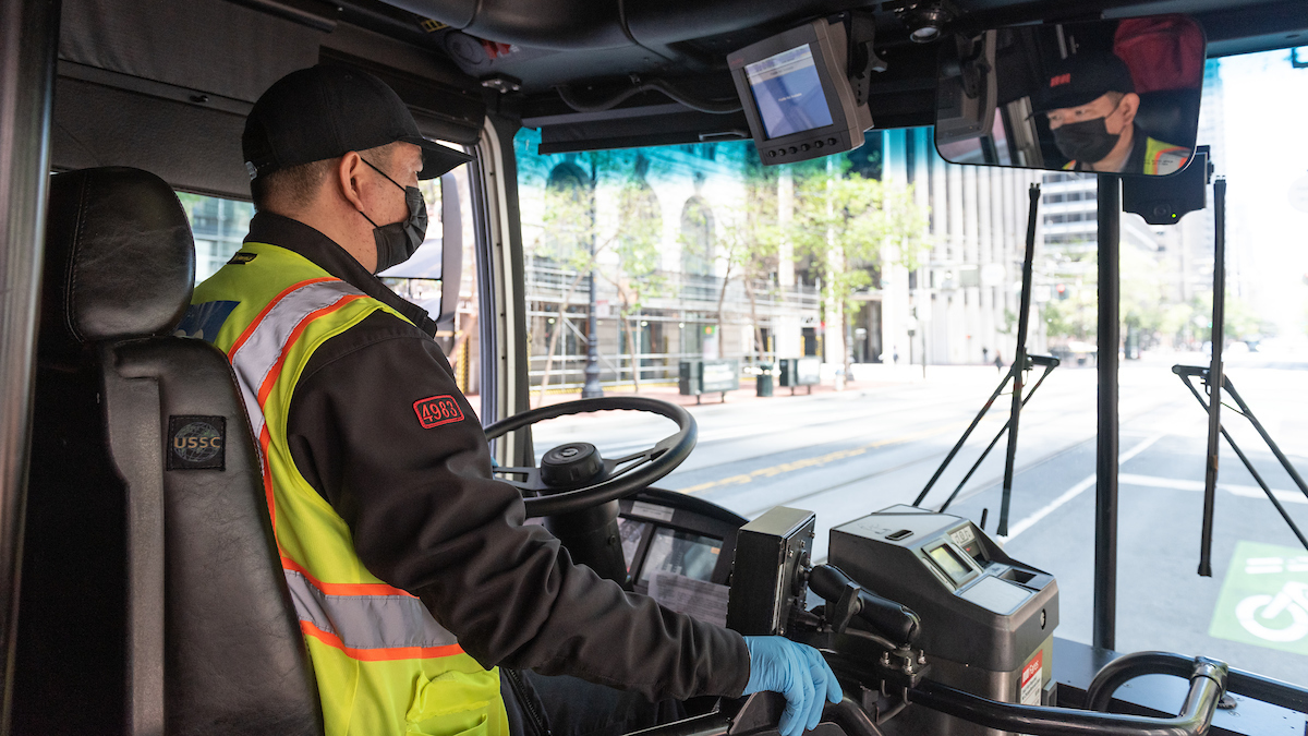 Operator With Mask Sfmta 61dc6384cdd3a