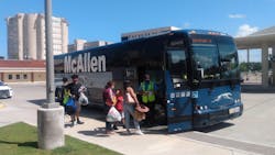 Greyhound in Corpus Christi, Texas. Greyhound in Corpus Christi, Texas.