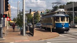 A 2019 image of the Loop Trolley in operation. Bi-State Development has agreed to operate service on the 2.2-mile route, which has been suspended since December 2019. A 2019 image of the Loop Trolley in operation. Bi-State Development has agreed to operate service on the 2.2-mile route, which has been suspended since December 2019.