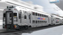 A rendering of the Multilevel III railcars NJ Transit has ordered from Alstom.