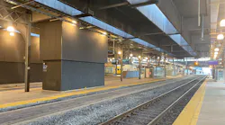 The newly renovated platforms 20/21 at Toronto’s Union Station.
