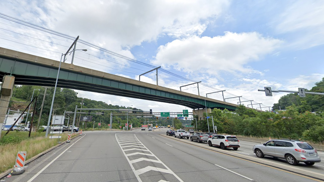 The Saw Mill Run Boulevard Bridge; the Port Authority is working with a third-party contractor to repair the bridge. A portion of the bridge was found to have shifted on Feb. 4 and while the Port Authority suspended transit traffic on the bridge, it says it is stable.