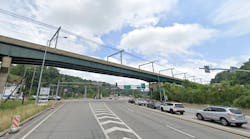 The Saw Mill Run Boulevard Bridge; the Port Authority is working with a third-party contractor to repair the bridge. A portion of the bridge was found to have shifted on Feb. 4 and while the Port Authority suspended transit traffic on the bridge, it says it is stable.