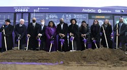 IndyGo held a groundbreaking event Feb. 25 for its Purple Line, which is the second of three BRT lines planned for the region.