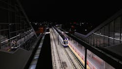 Testing along the East Link extension. Testing along the East Link extension.