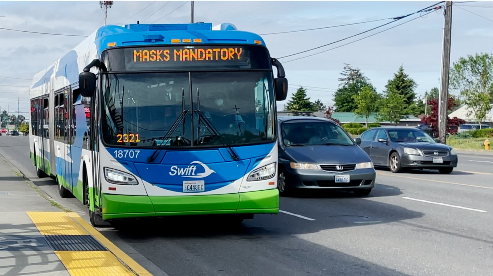 Community Transit will start construction in 2022 on its third BRT line, the Swift Orange Line, following receipt of an FTA grant through the CIG Program.
