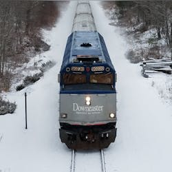 The Downeaster that operates between Boston, Mass., and Brunswick, Maine, is one of Amtrak's existing state-supported routes. The Downeaster that operates between Boston, Mass., and Brunswick, Maine, is one of Amtrak's existing state-supported routes.