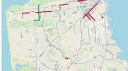 Covid Transit Priority Plan Transit Lanes Map Phases January 2022 Sfmta