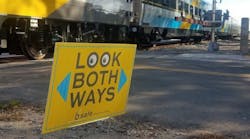 Brightline says rail safety education is one of its top priorities. The company has partnered with several organizations to promote safety around railroad crossings.