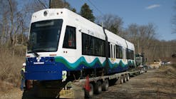 BROOKVILLE delivered the first of five Liberty&circledR; NXT LRVs to Sound Transit in March.