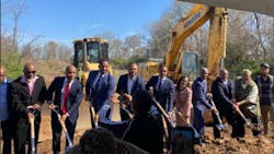 MARTA and Goldman Sachs representatives break ground on the Skyline Apartments. MARTA and Goldman Sachs representatives break ground on the Skyline Apartments.