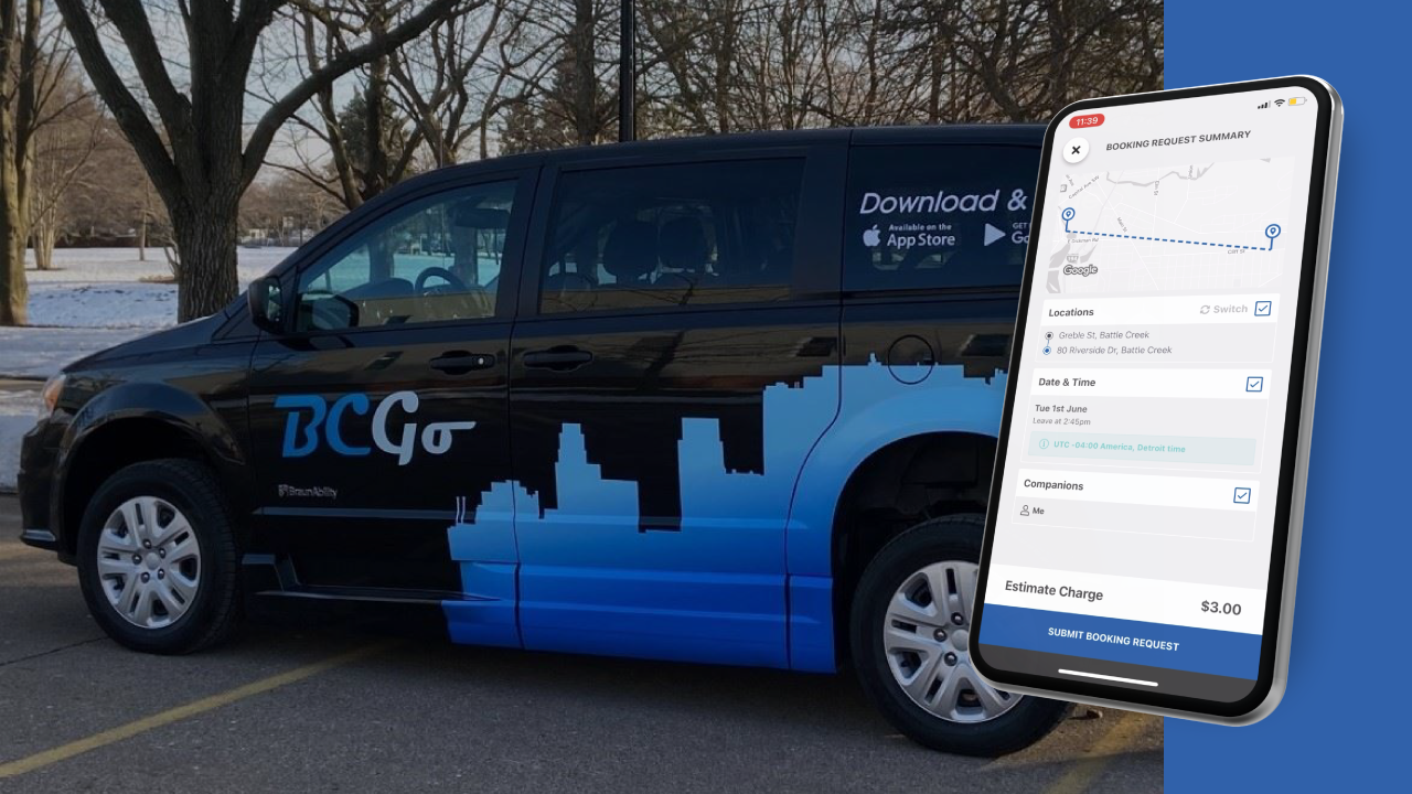 The Coordinated Mobility Pilot has allowed Battle Creek Transit to demonstrate the feasibility of on-demand transportation in rural and suburban areas with a lower population density than most other service zones.