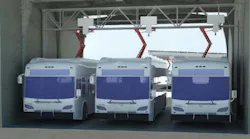 A rendering of what a future NJ Transit charging depot at one of its garages could look like. (NJ Transit)