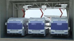 A rendering of what a future NJ Transit charging depot at one of its garages could look like. (NJ Transit) A rendering of what a future NJ Transit charging depot at one of its garages could look like. (NJ Transit)