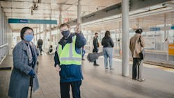 Sky Train Attendant Helps Customer Trans Link
