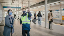 Sky Train Attendant Helps Customer Trans Link
