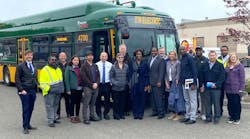 FTA joined King County Metro April 20 for a tour of its Tukwila, Wash., campus. King County Metro was recognized in the Most Equitable category of FTA&apos;s Climate Challenge.