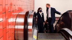 New York Gov. Kathy Hochul and MTA Chairman and CEO Janno Lieber took the subway to Maimonides Medical Center to visit victims of the April 12 shooting on the N train.
