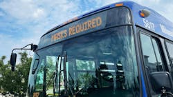 Masks will be required on public transit vehicles and in transportation hubs through May 3, 2022. Masks will be required on public transit vehicles and in transportation hubs through May 3, 2022.