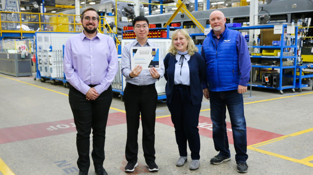 Left to right: Barry Karlenzig, Terrance Chen, Janice Harper, Mervin Richardson.