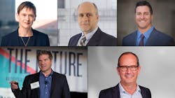 Clockwise from top left: Fiona Cousins, Nigel Nicholls, Jon Baldwin, David Jones and Kevin Foreman. Clockwise from top left: Fiona Cousins, Nigel Nicholls, Jon Baldwin, David Jones and Kevin Foreman.