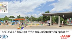 Site Plan Transit Stop Transformation Project At Belleville Transit Center