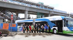 Community Transit staff and board members, federal and elected officials and community partners celebrated the kick-off of the construction of Swift Orange Line at Lynnwood Transit Center on April 19, 2022. Community Transit staff and board members, federal and elected officials and community partners celebrated the kick-off of the construction of Swift Orange Line at Lynnwood Transit Center on April 19, 2022.