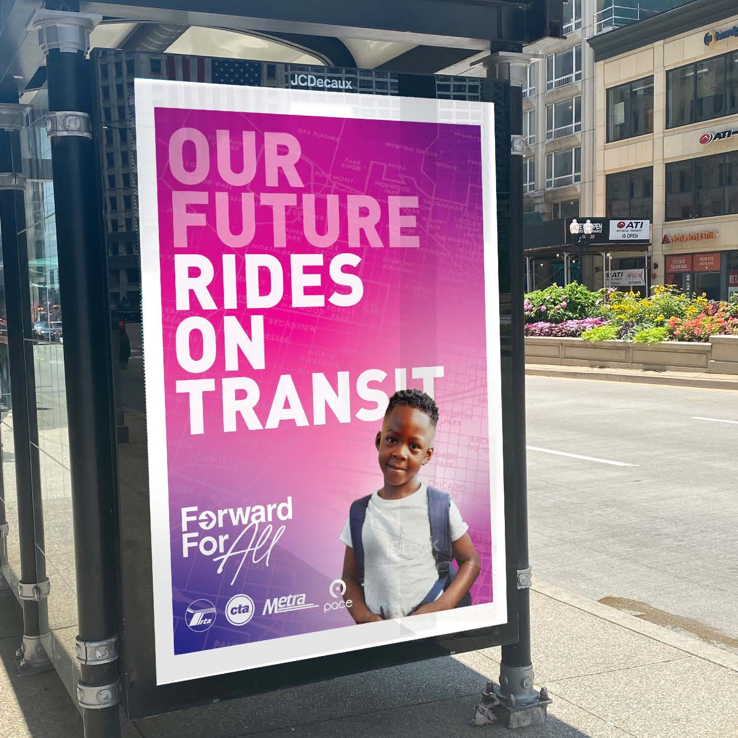 RTA, CTA, Metra and Pace have launched a joint advocacy campaign in the Chicago region to share the benefits of transit.