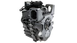 Eaton&rsquo;s four-speed medium-duty electrified vehicle (EV) transmission has fine-pitch helical gears that ensure smooth, low-noise operation and a shifting strategy designed to extend range and battery life.