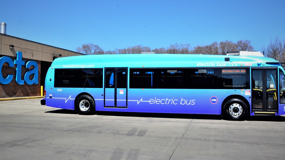 An electric bus from CTA.