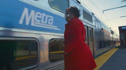 Octavia Saffold, a Metra Electric rider, offered a testimonial of the positive impact the Fair Transit South Cook pilot program has had on her life.