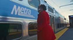 Octavia Saffold, a Metra Electric rider, offered a testimonial of the positive impact the Fair Transit South Cook pilot program has had on her life. Octavia Saffold, a Metra Electric rider, offered a testimonial of the positive impact the Fair Transit South Cook pilot program has had on her life.